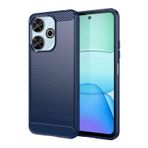 Xiaomi Poco M6 4G ile Uyumlu Kılıf, İnce ve Hafif, Çizilmeye Dayanıklı, Parmak İzi Önleyici ve Geliştirilmiş Düşme Koruması-Mavi