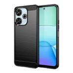Xiaomi Poco M6 4G ile Uyumlu Kılıf, İnce ve Hafif, Çizilmeye Dayanıklı, Parmak İzi Önleyici ve Geliştirilmiş Düşme Koruması-Siyah