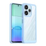 Xiaomi Poco M6 4G ile Uyumlu Kılıf, Telefon kılıfı, İnce ve Hafif, Çizilmeye Dayanıklı, Parmak İzi Önleyici ve Düşme Koruması-Mavi