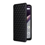 Xiaomi POCO M6 5G ile Uyumlu Kılıf, Kart Yuvalı Cüzdan tasarımı. Stereoskopik desenler. Standable Flip Case - Siyah
