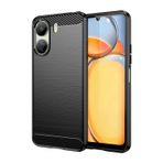 Xiaomi Poco M6 için Kılıf, Temel Kılıf, Esnek Basın düğmesi/360°Tam Koruma, Anti-fingerpirnts-Siyah
