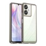 Xiaomi Poco M6 için Kılıf ve Kapak, Esnek Basma Düğmesi, Şeffaf kılıf, Parmak İzine Karşı Koruyucu.360°Koruma-Siyah (Şeffaf)