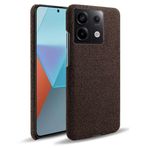 Xiaomi POCO M6 Pro 4G ile uyumlu kılıf,Kanvas Desenli,Ultra İnce Koruyucu Kılıf Yumuşak Tutuşlu, Şok Emici ve Çizilmeye Karşı Dayanıklı Kumaş Tasarımı-Beown