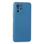 Xiaomi Poco X3 Gt Uyumlu Kılıf Nano İçi Kadife Silikon - Mavi