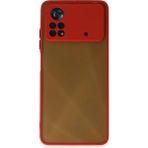 Xiaomi Poco X4 Pro 5g Kılıf Montreal Silikon Kapak - Kırmızı - 1 - Renkli