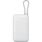 Xiaomi Power Bank 20000MAH Integrated Cable) Gl Dark Gray Hızlı Şarj Teknolojisi ile 20.000 mAh Kapasite 22.5W Çıkış Gücü - Beyaz