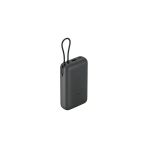Xiaomi Power Bank 20000Mah (Integrated Cable) Light Gray Gray