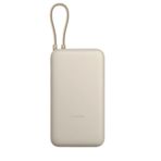 Xiaomi Power Bank Usb Ve Usb-C Portu Ve Usb-C Entegre Kablo 20000Mah 33W Bhr8851Gl Krem Rengi