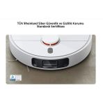 Xiaomi Premium 3D Engellerden Kaçınma, Çift Ped Basınçlı Paspas Özelliği, Lazer ve Lds Lidar Tarama Çift Katmanlı Kompozit Paspas, Ultra Güç, Mi Home Uygulaması Robot Süpürge , Onerous Lambader hediye - Beyaz