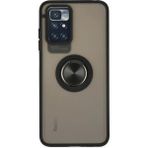Xiaomi Redmi 10 2022 Kılıf Montreal Yüzüklü Silikon Kapak - Siyah - Renkli