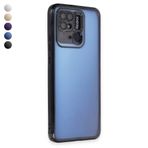 Xiaomi Redmi 10C / Poco C40 Kılıf Hole Lazer Silikon Kapak Siyah