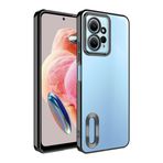 Xiaomi Redmi 12 Kılıf Hole Lazer Silikon Kapak Siyah