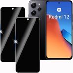 Xiaomi Redmi 12 Privacy (Hayalet) Ekran Koruyucu – 2 Adet - 9H Temperli Cam, Yan Görünme Engelleyici, Tam Kaplama