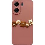 Xiaomi Redmi 13c Kılıf 3d M Bear Kamera Korumalı Silikon Kapak
