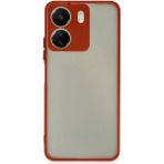 Xiaomi Redmi 13C Kılıf Montreal Silikon Kapak - Kırmızı - Renkli