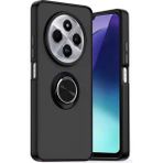 Xiaomi Redmi 14C Kılıf Montreal Yüzüklü Silikon Kapak - Siyah - Renkli
