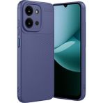 Xiaomi Redmi 15C Uyumlu Kılıf Karbon Tasarım Kamera Korumalı Silikon Telefon Kılıfı Kapak - Lacivert