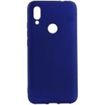 Xiaomi Redmi 7 Kılıf Soft ve Pürüzsüz Yüzey Ipeksi Silikon Kapak Hopy - Saks Mavi