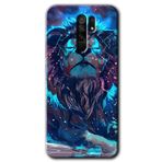 Xiaomi Redmi 9 Neon Aslan Baskılı Uyumlu Silikon Kılıf