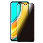 Xiaomi Redmi 9c Hayalet Privacy Gizli Cam Ekran Koruyucu Siyah
