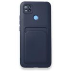 Xiaomi Redmi 9C Kelvin Kartvizitli Silikon - Lacivert Kılıf