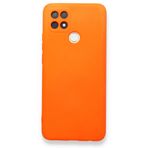 Xiaomi Redmi 9C Kılıf Premium Rubber Silikon Fosfor Turuncu SE1694