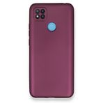 Xiaomi Redmi 9C Kılıf Premium Rubber Silikon Mürdüm SE1684