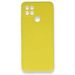 Xiaomi Redmi 9C Kılıf Premium Rubber Silikon Sarı SE1693