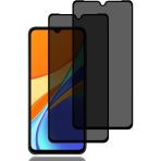 Xiaomi Redmi 9c Privacy (Hayalet) Ekran Koruyucu – 2 Adet - 9H Temperli Cam, Yan Görünme Engelleyici, Tam Kaplama