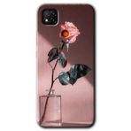Xiaomi Redmi 9C Retro Gül Baskılı Uyumlu Silikon Kılıf