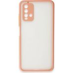 Xiaomi Redmi 9t Kılıf Montreal Silikon Kapak - Pembe - 1 - Renkli