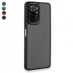 Xiaomi Redmi Note 10 / 10s Kılıf Freya Lazer Lens Kamera Çerçeveli Silikon Kapak