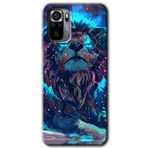Xiaomi Redmi Note 10 Neon Aslan Baskılı Uyumlu Silikon Kılıf