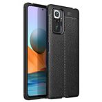 Xiaomi Redmi Note 10 Pro Kılıf Focus Derili Silikon Kılıf