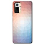 Xiaomi Redmi Note 10 Pro Polygon Graident 3 Baskılı Uyumlu Silikon Kılıf