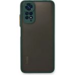 Xiaomi Redmi Note 11 Kılıf Montreal Silikon Kapak - Yeşil - Renkli