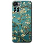 Xiaomi Redmi Note 11 Pro Plus 5G Almond Blossom Baskılı Uyumlu Silikon Kılıf