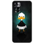 Xiaomi Redmi Note 11 Pro Plus 5G Angry Duck Baskılı Uyumlu Silikon Kılıf