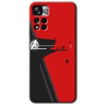 Xiaomi Redmi Note 11 Pro Plus 5G Avengers Tower Baskılı Uyumlu Silikon Kılıf