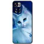 Xiaomi Redmi Note 11 Pro Plus 5G Cat Glance Baskılı Uyumlu Silikon Kılıf