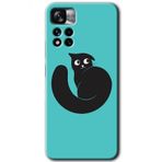 Xiaomi Redmi Note 11 Pro Plus 5G Cat Vector Baskılı Uyumlu Silikon Kılıf