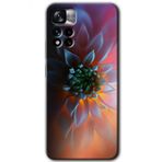 Xiaomi Redmi Note 11 Pro Plus 5G Çiçek Motif Baskılı Uyumlu Silikon Kılıf