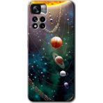 Xiaomi Redmi Note 11 Pro Plus 5G Cosmos Baskılı Uyumlu Silikon Kılıf