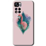 Xiaomi Redmi Note 11 Pro Plus 5G Flamingo Baskılı Uyumlu Silikon Kılıf
