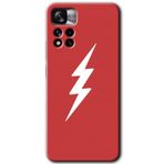 Xiaomi Redmi Note 11 Pro Plus 5G Flash Logo Baskılı Uyumlu Silikon Kılıf