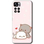 Xiaomi Redmi Note 11 Pro Plus 5G Kedi Aşkı Baskılı Uyumlu Silikon Kılıf
