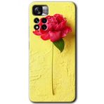 Xiaomi Redmi Note 11 Pro Plus 5G Kırmızı Gül Baskılı Uyumlu Silikon Kılıf