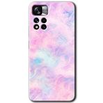 Xiaomi Redmi Note 11 Pro Plus 5G Pembe Duman Baskılı Uyumlu Silikon Kılıf