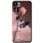 Xiaomi Redmi Note 11 Pro Plus 5G Retro Gül Baskılı Uyumlu Silikon Kılıf