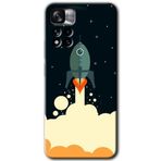 Xiaomi Redmi Note 11 Pro Plus 5G Space Smoke Baskılı Uyumlu Silikon Kılıf